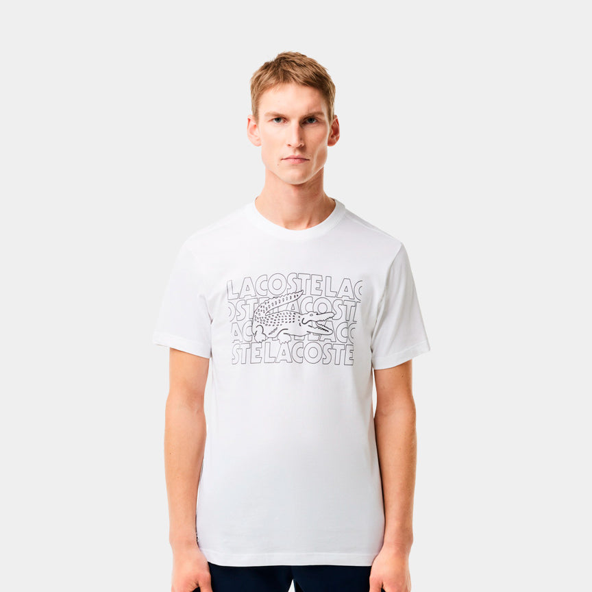 Lacoste T-Shirt  Ultra-Dry Branca TH750500001
