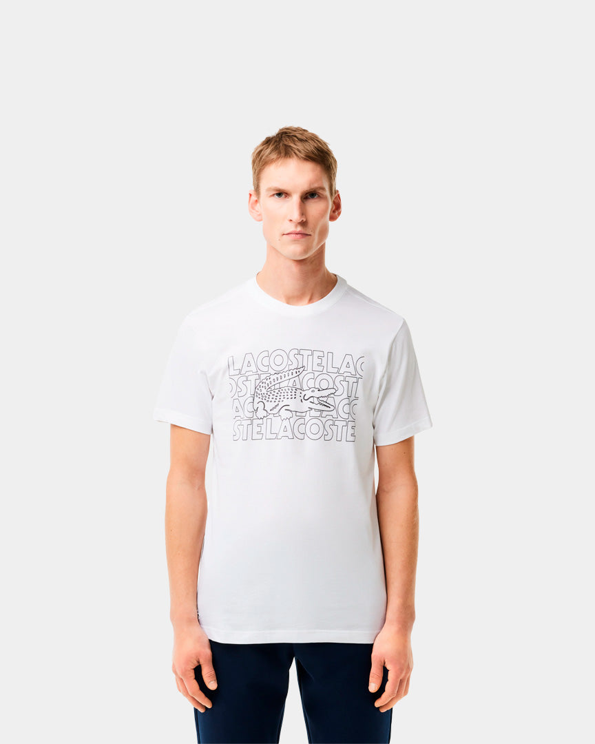 Lacoste T-Shirt  Ultra-Dry Branca TH750500001