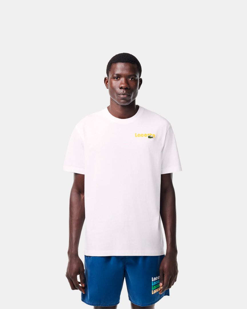 Lacoste T-Shirt Branca TH754400001