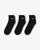 Pack 3 Meias Nike Everyday Pretas Nike