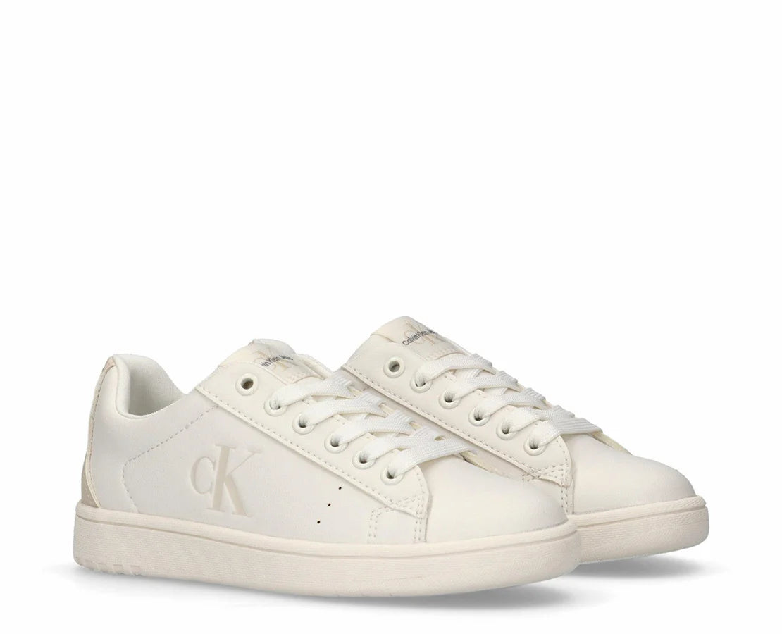 Calvin Klein Low Cut Lace-Up Branco Calvin Klein 