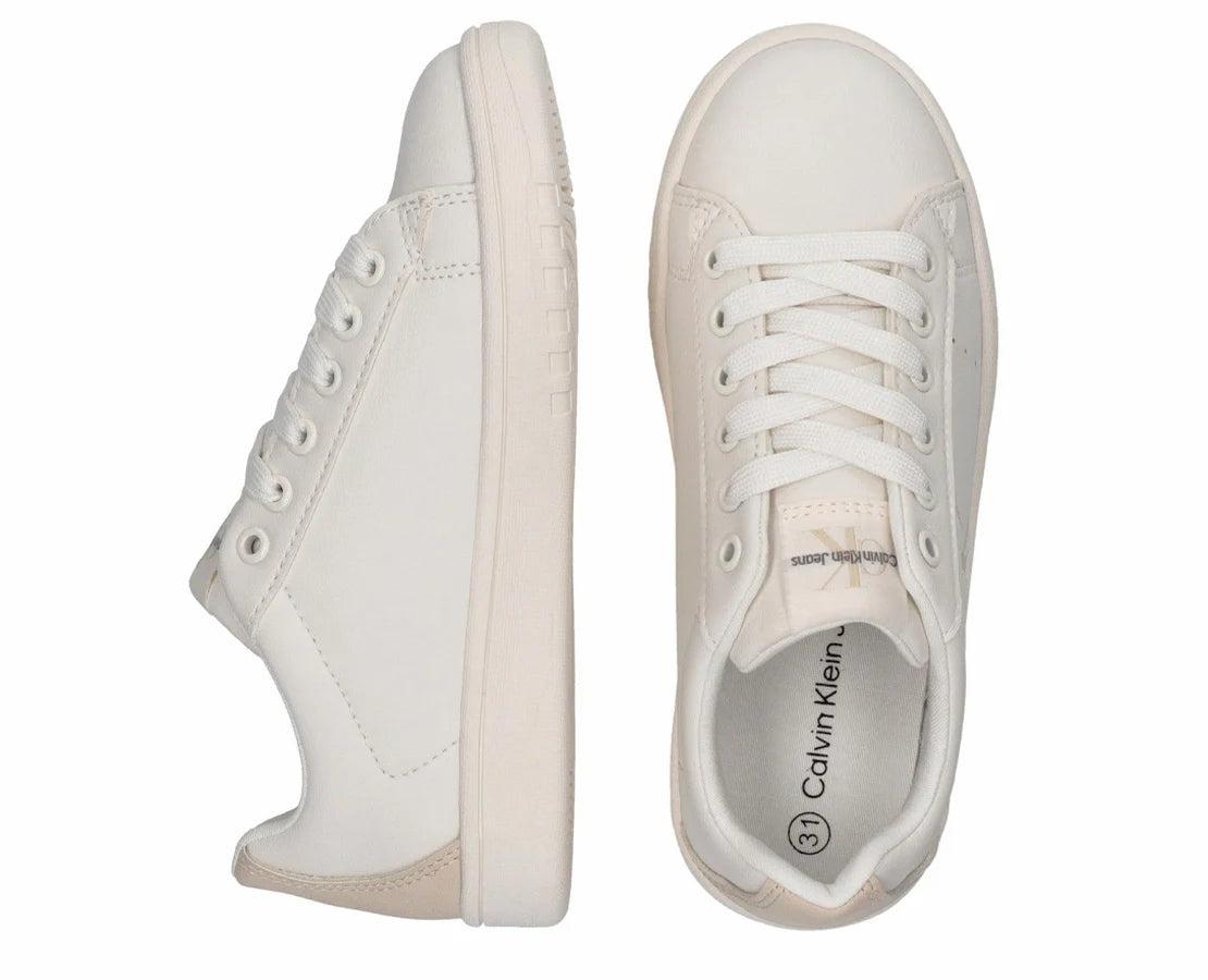 Calvin Klein Low Cut Lace-Up Branco Calvin Klein 