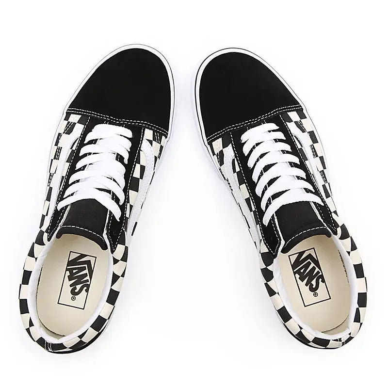 Vans pretas com risca branca best sale