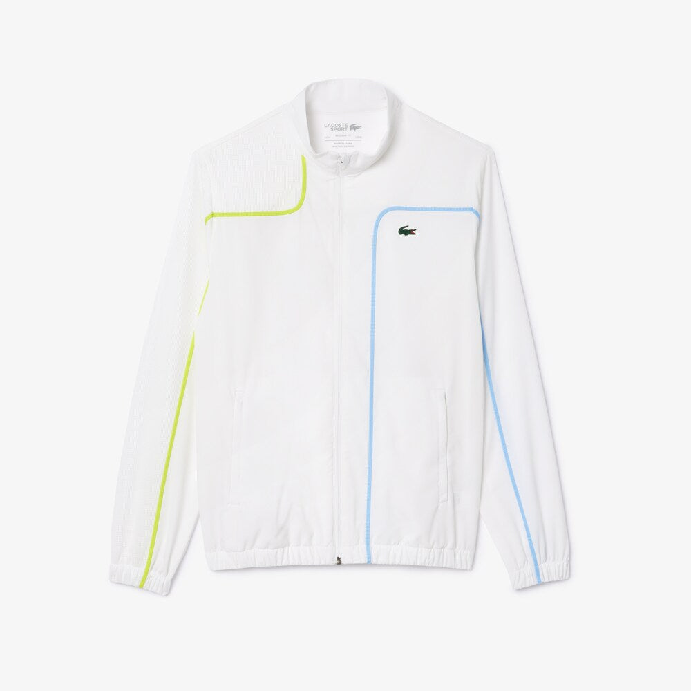 Lacoste Fato de Treino Colorblock Branco Lacoste