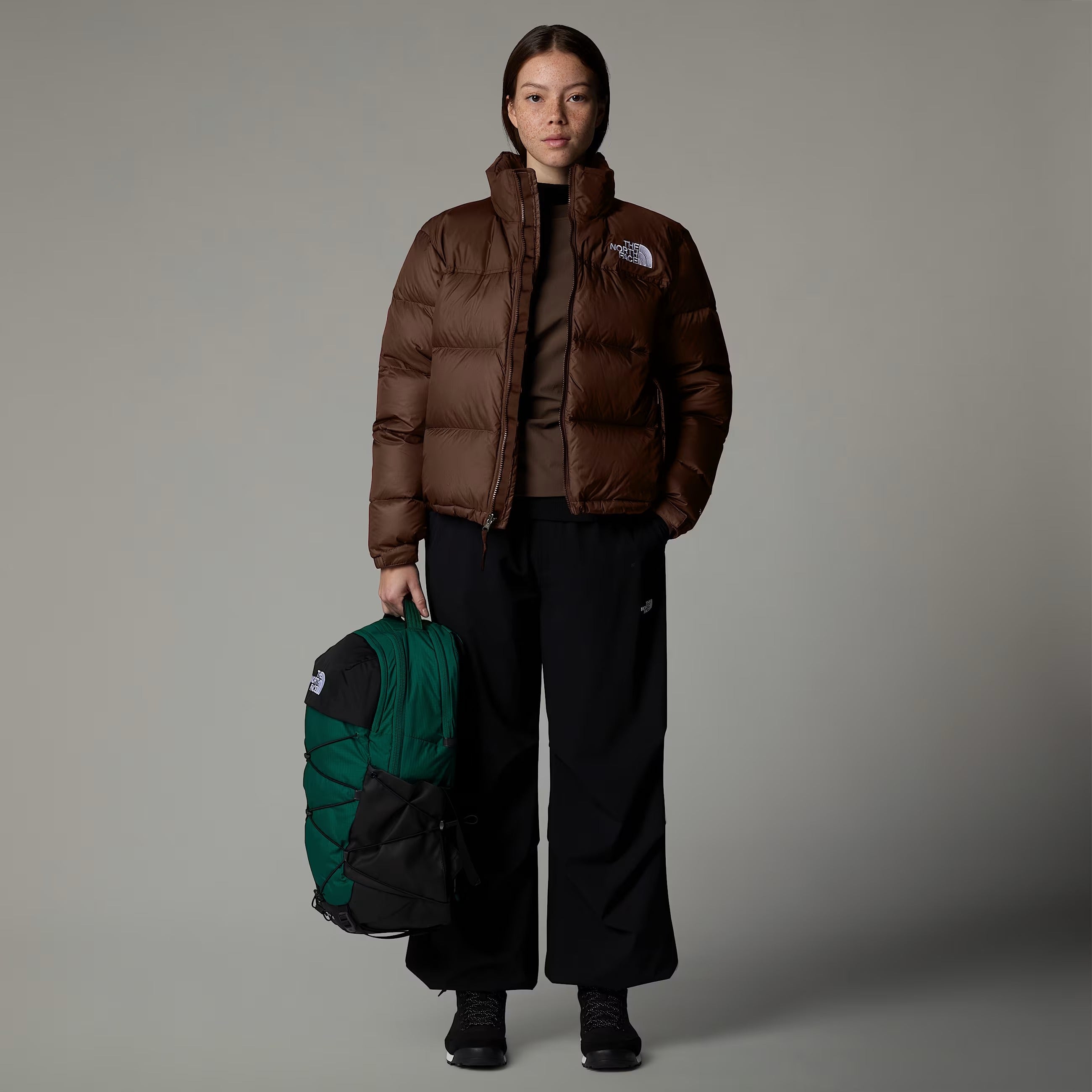 The North Face Casaco W Retro Nuptse 1996 Castanho The North Face 