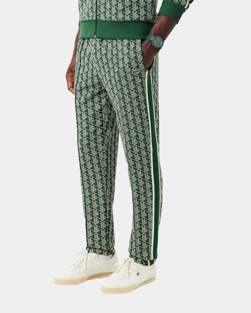Lacoste Calças Paris Monograma Verde/Bege XH144000D1R