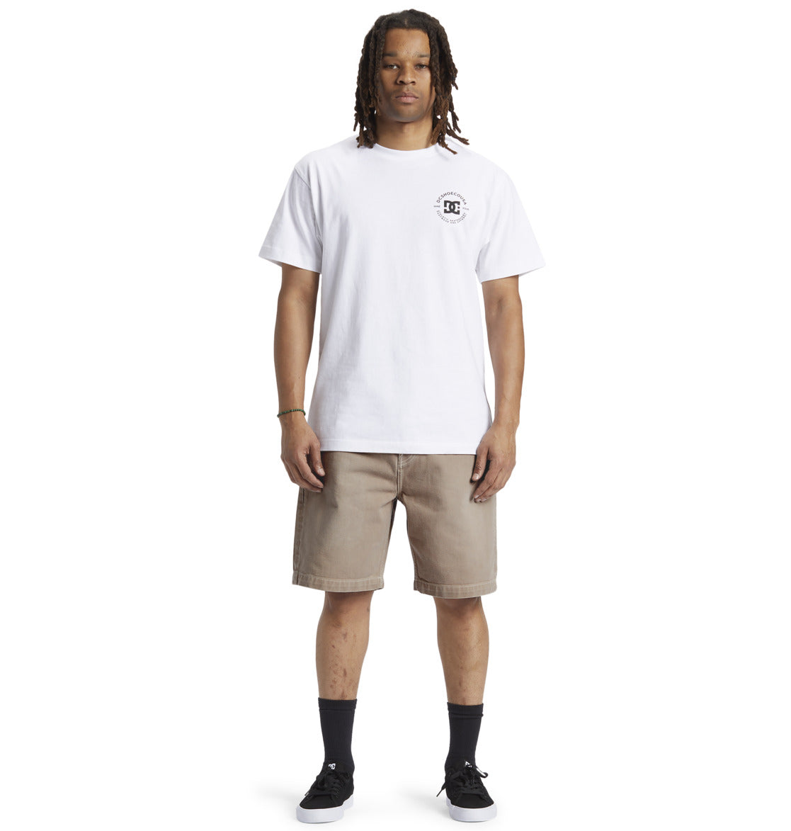 DC Calções Worker Baggy Bege DC