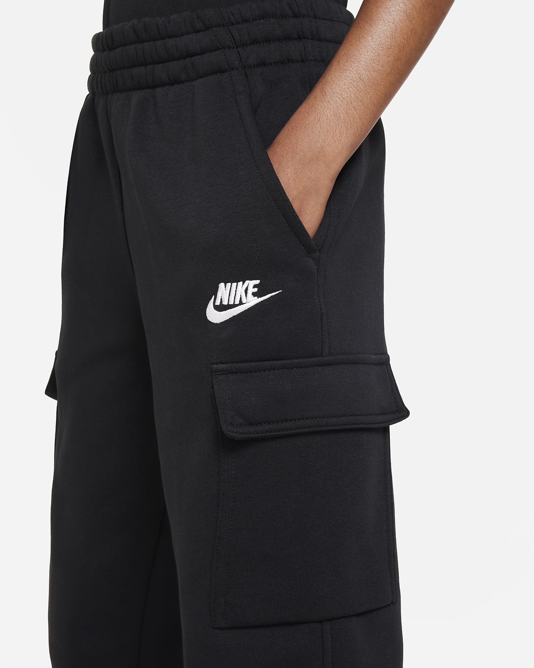 Nike Calças Fleece Jr Pretas Nike