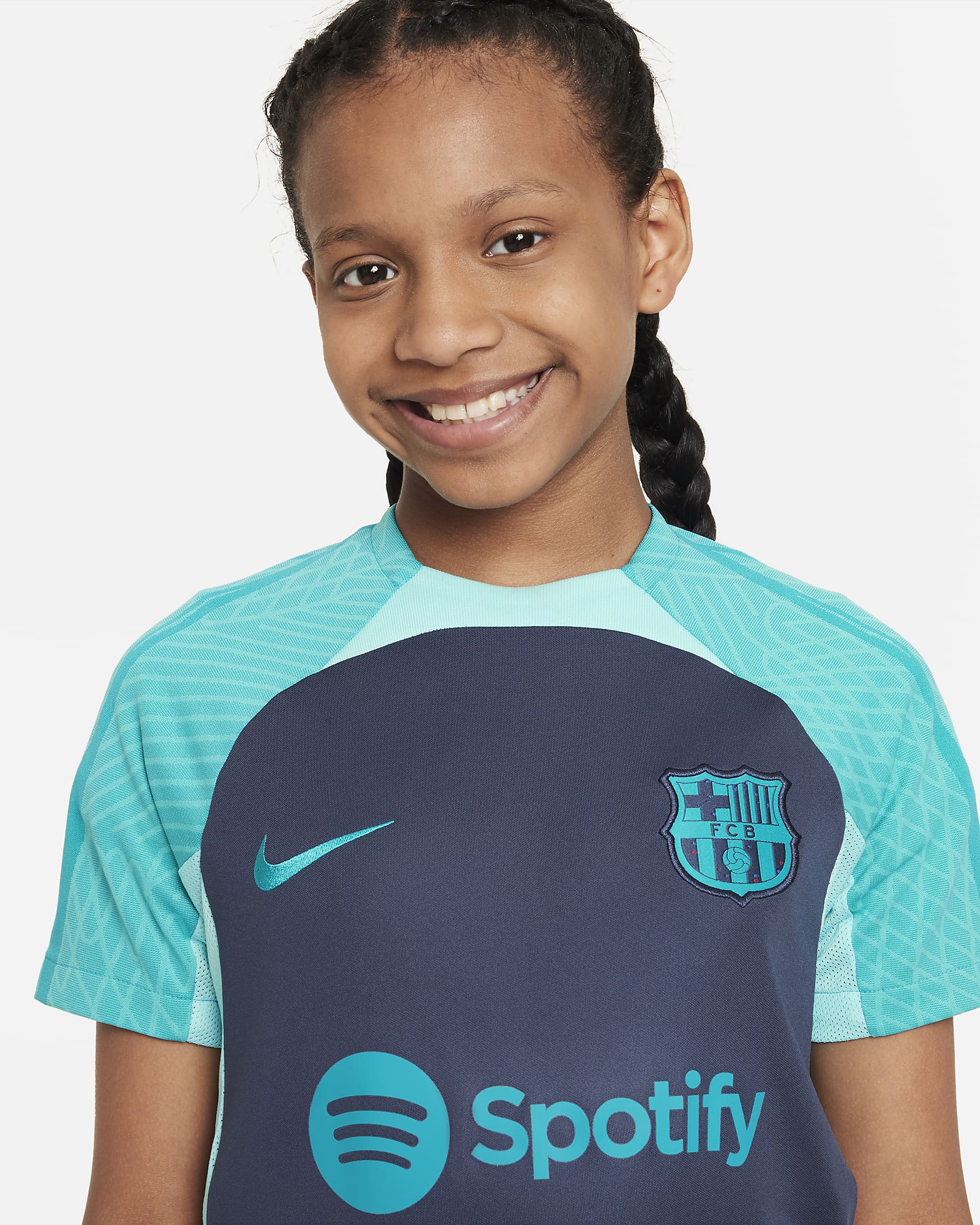 Nike FC Barcelona Junior 3rd Kit Blue