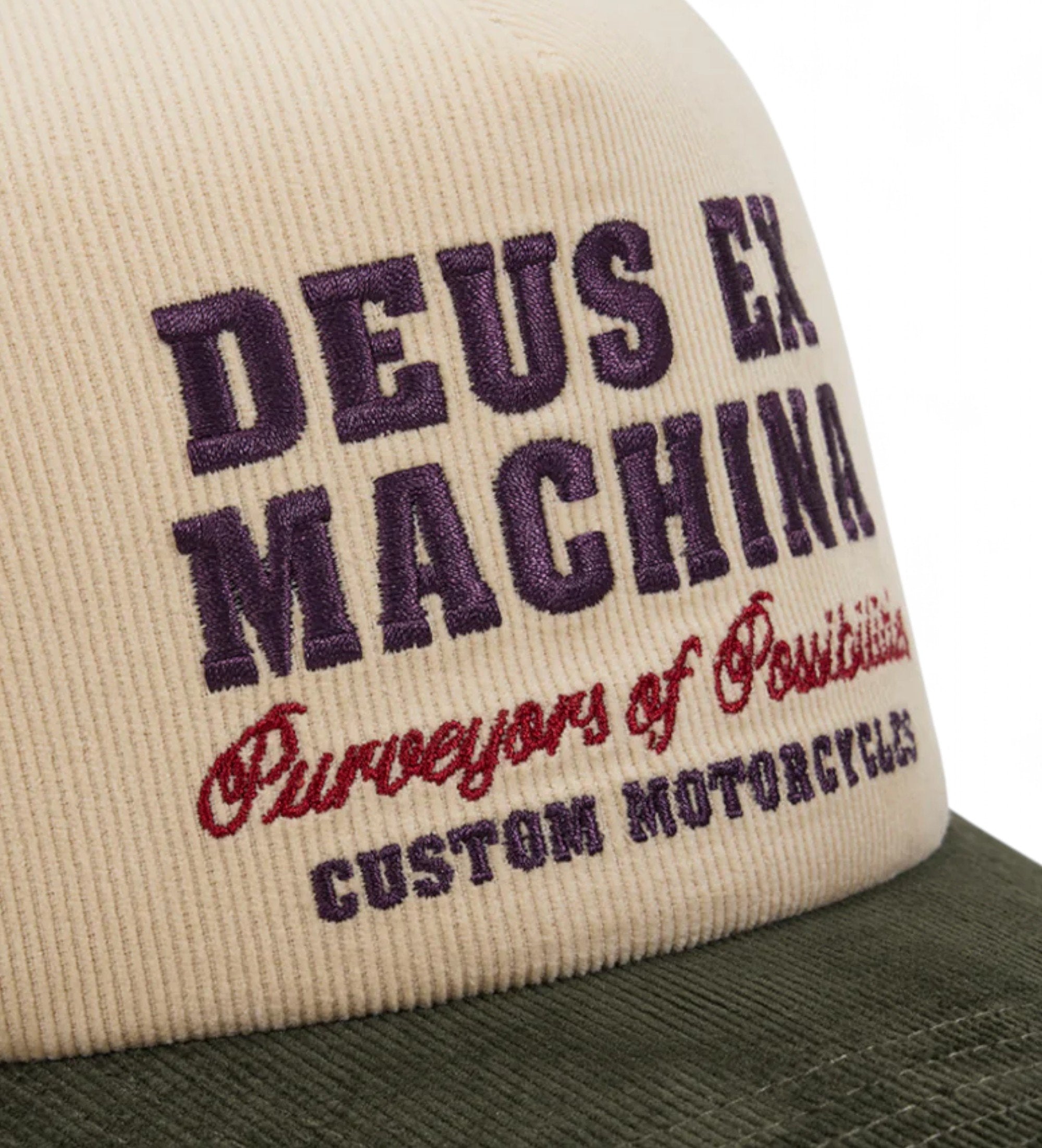 Deus Ex Machine Boné Gumshoe Trucker Bege Deus Ex Machina 
