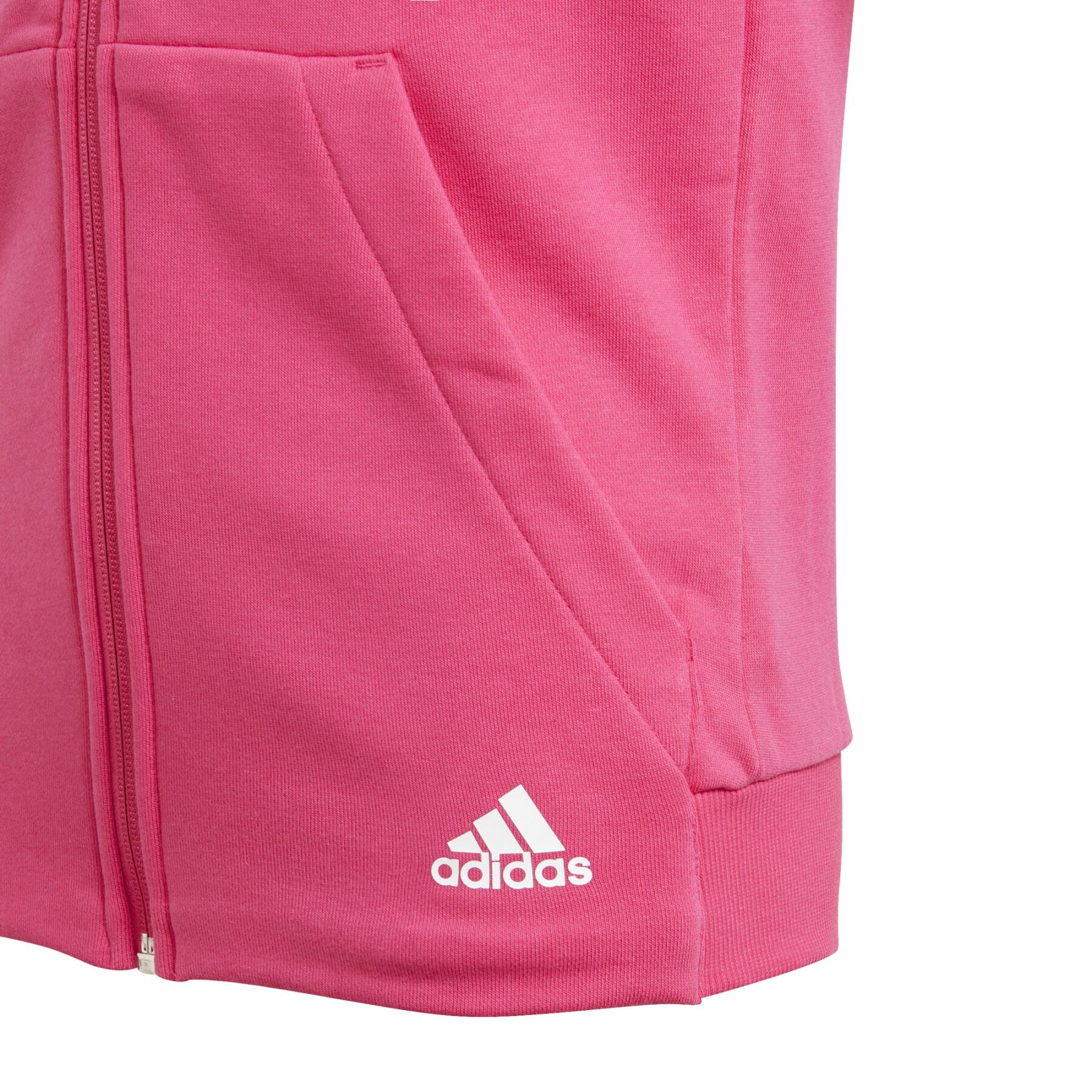 Adidas Casaco 3S Rosa Adidas 