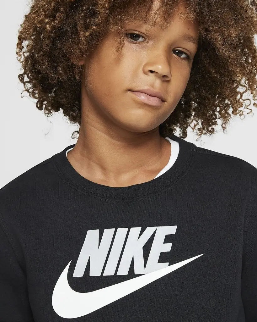 Nike Camisola Sportswear Club Fleece Big Kid Preta Nike