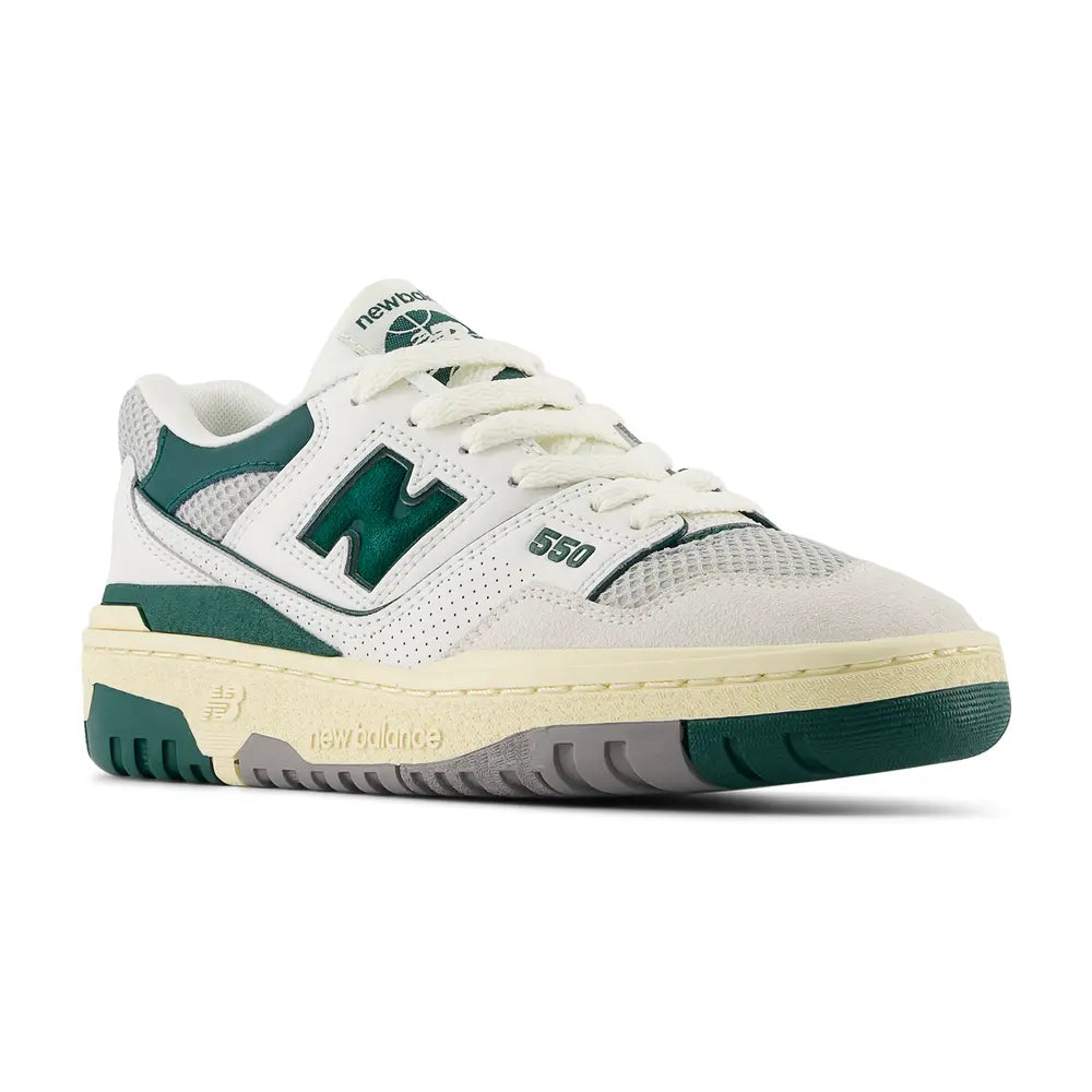 New Balance 550 J Branca/Verde New Balance