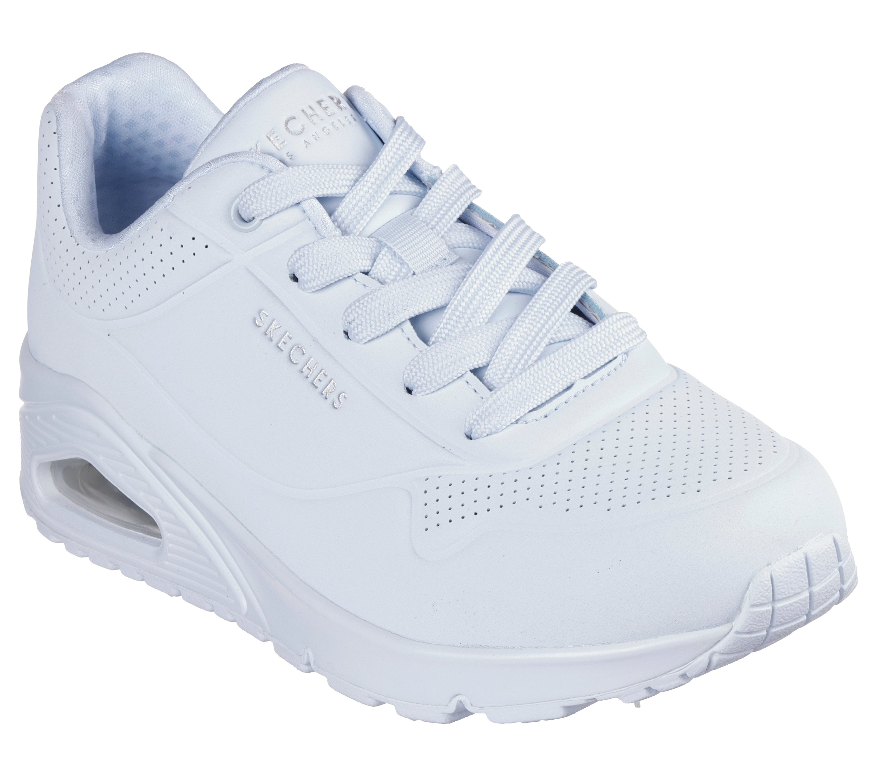 Skechers Uno - Stand on Air Branco Azulado Skechers 