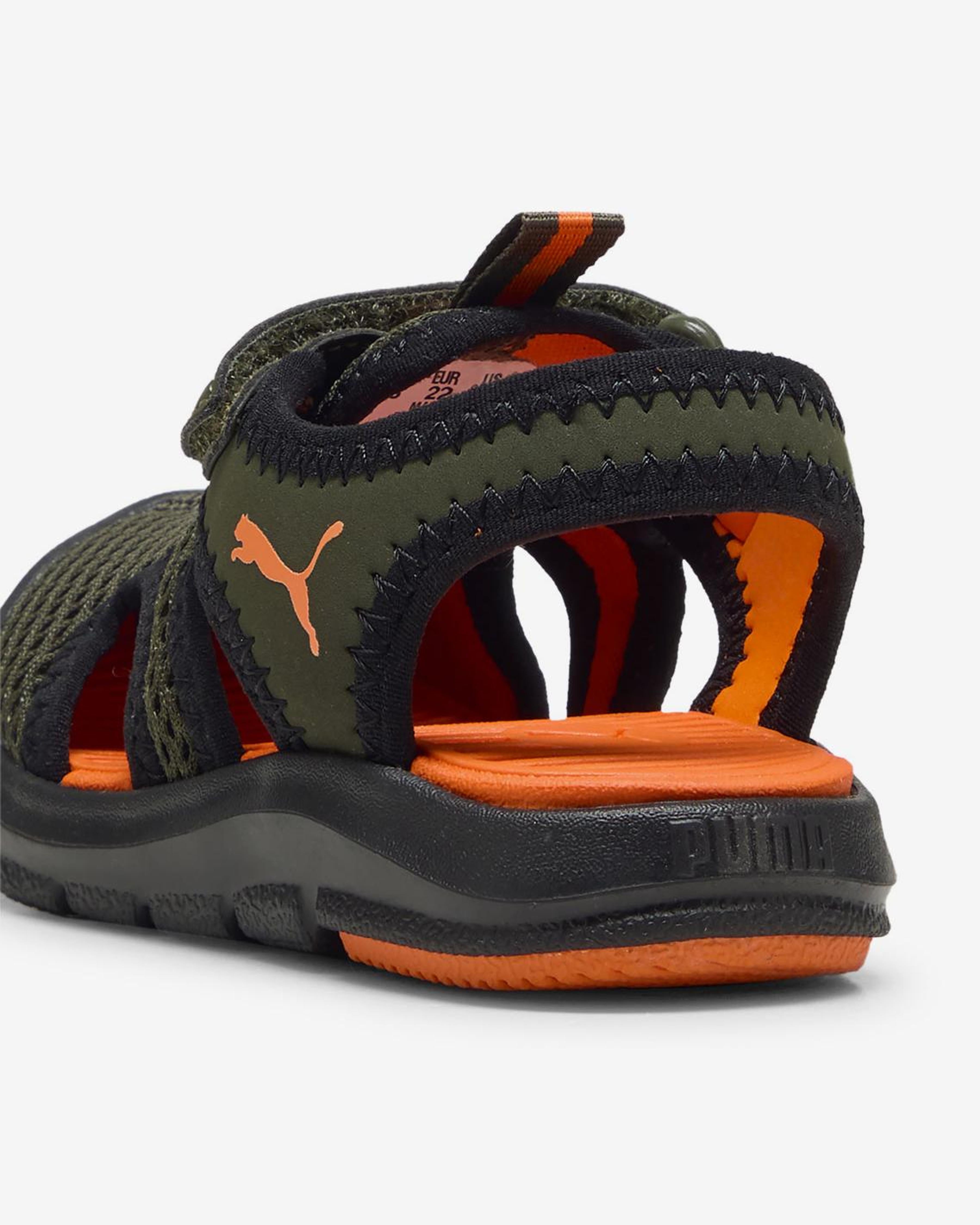 Puma Fun Racer Sandal Mesh V Inf Verde/Laranja/Preto Puma 
