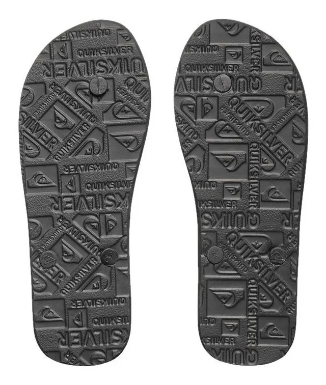 Quicksilver Chinelos Molokai Pretos Quiksilver 