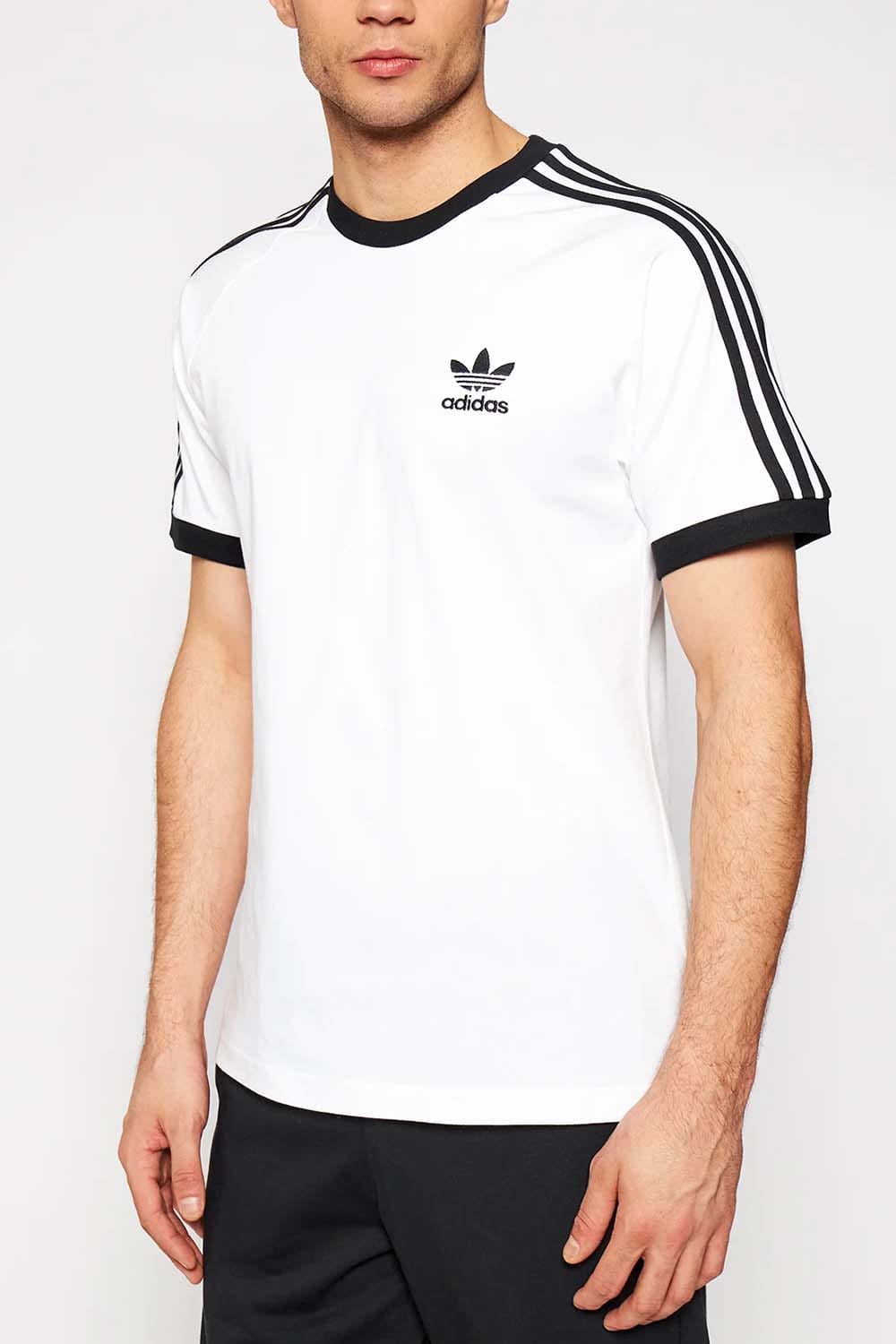 Adidas 3-Stripes Tee Branco/Preto Adidas 