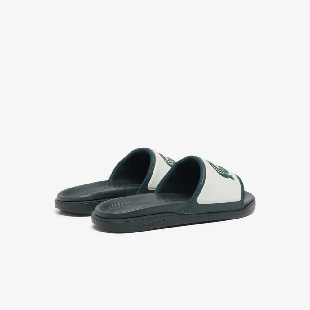 Lacoste Chinelos Serve Slide Dual Verde Lacoste 