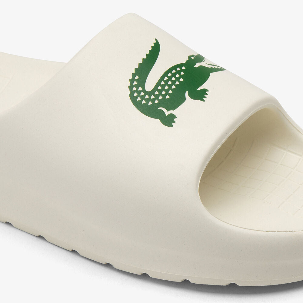 Lacoste Chinelos Serve Slide 2.0 Branco/Verde Lacoste 
