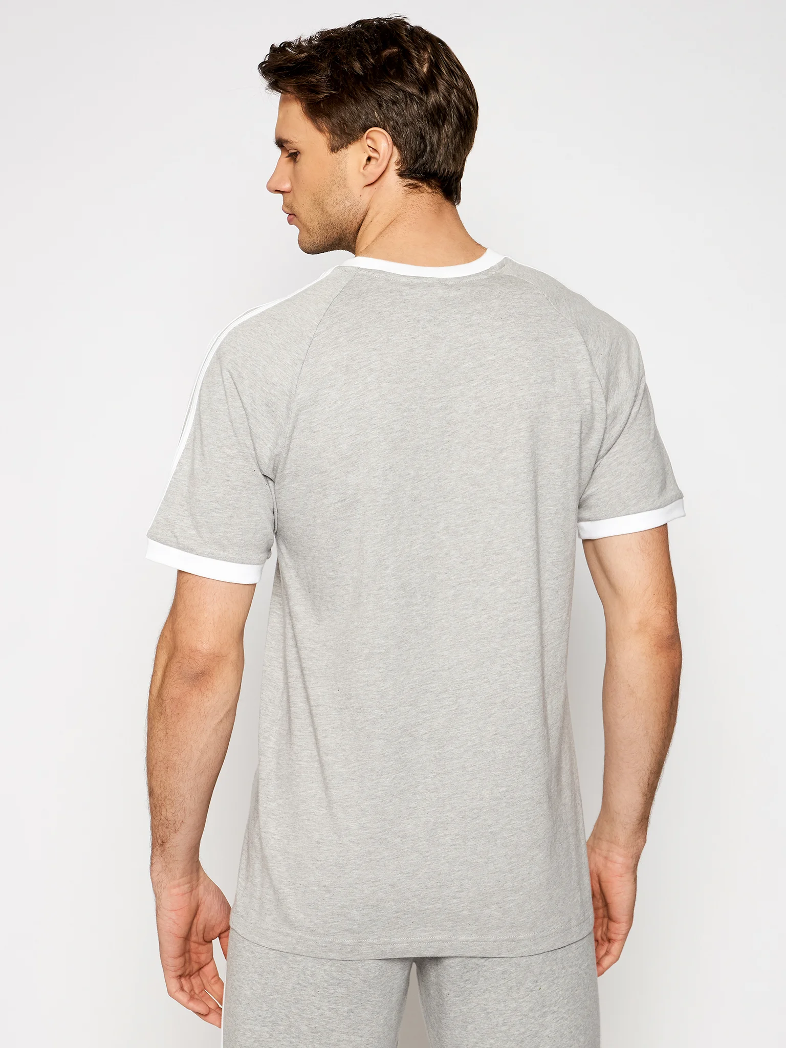 Adidas 3-Stripes Tee Cinzento Adidas 