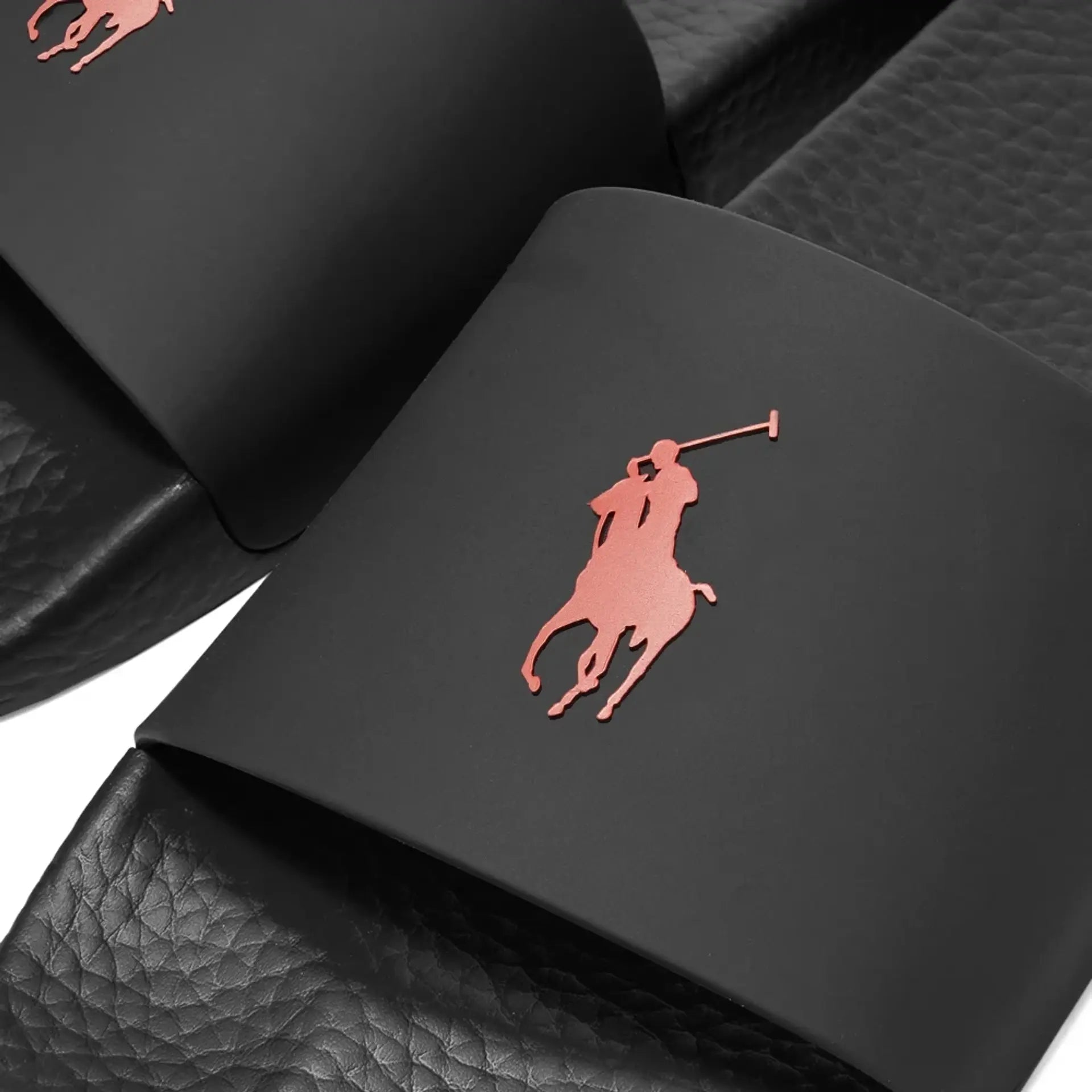 Ralph Lauren Chinelos Polo Pretos Polo Ralph Lauren 