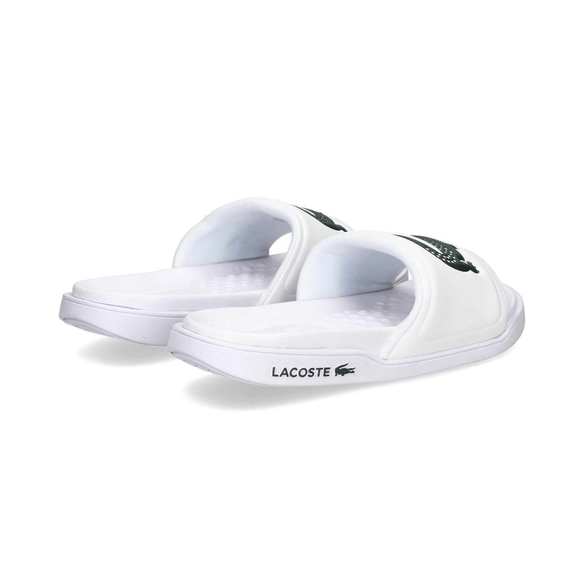 Lacoste Chinelos Croco Dualiste Branco/Verde Lacoste 