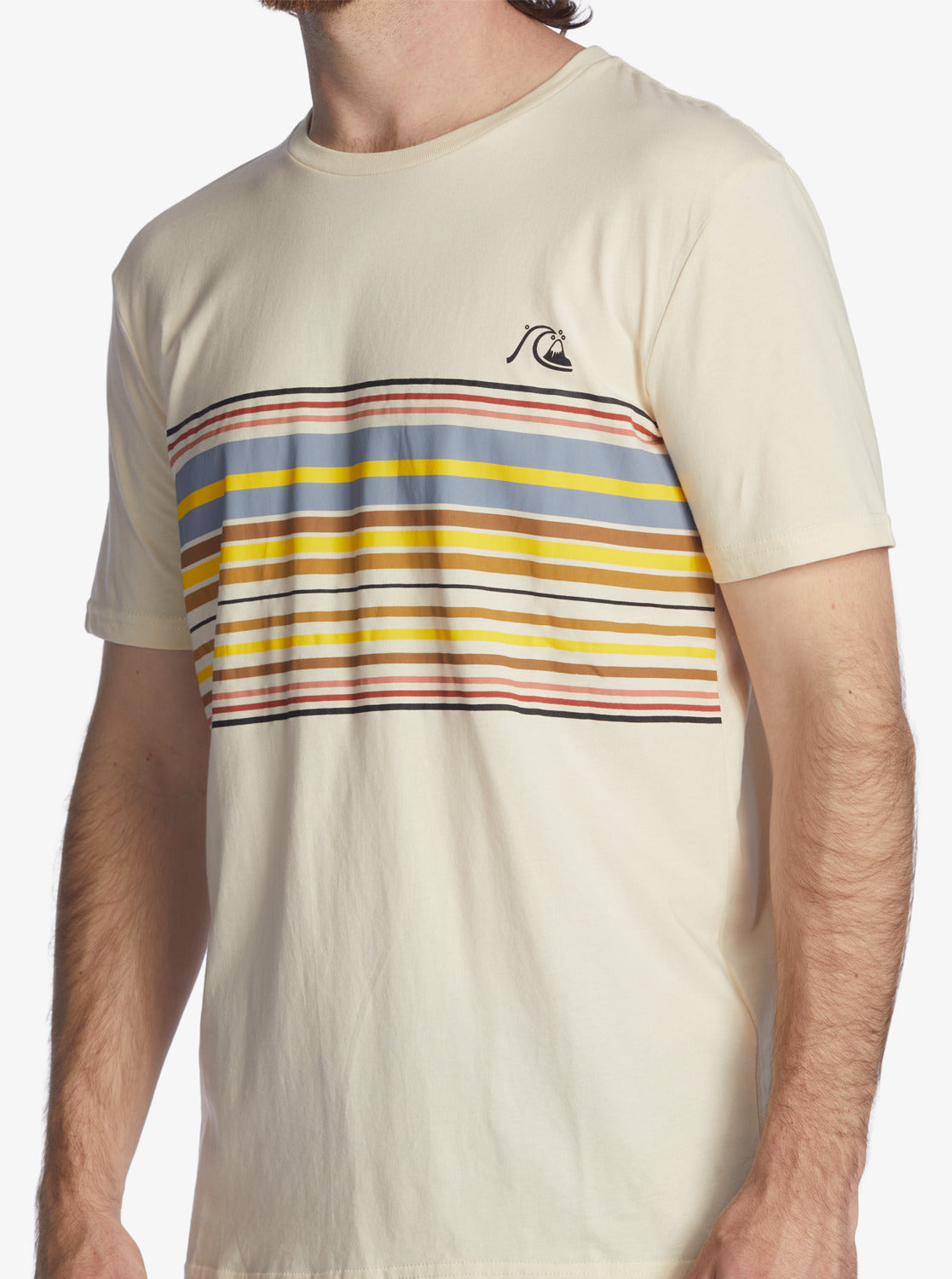 Quiksilver Rythmicstripe M Tees Bege Quiksilver 