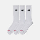 New Balance Meias Crew 3P Branco New Balance 