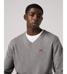 Levi´s Camisola de Malha em V Cinza Levi´s 