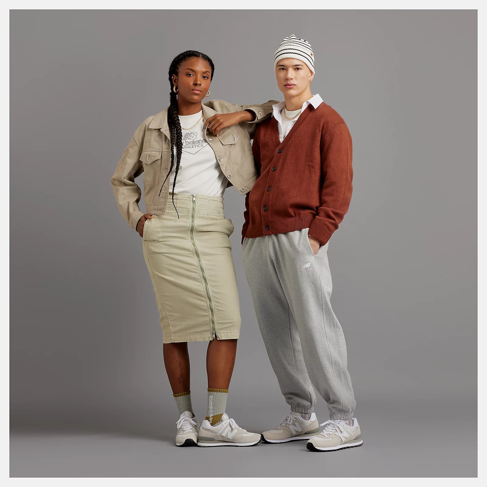 New Balance 574 Cinza/Branca New Balance