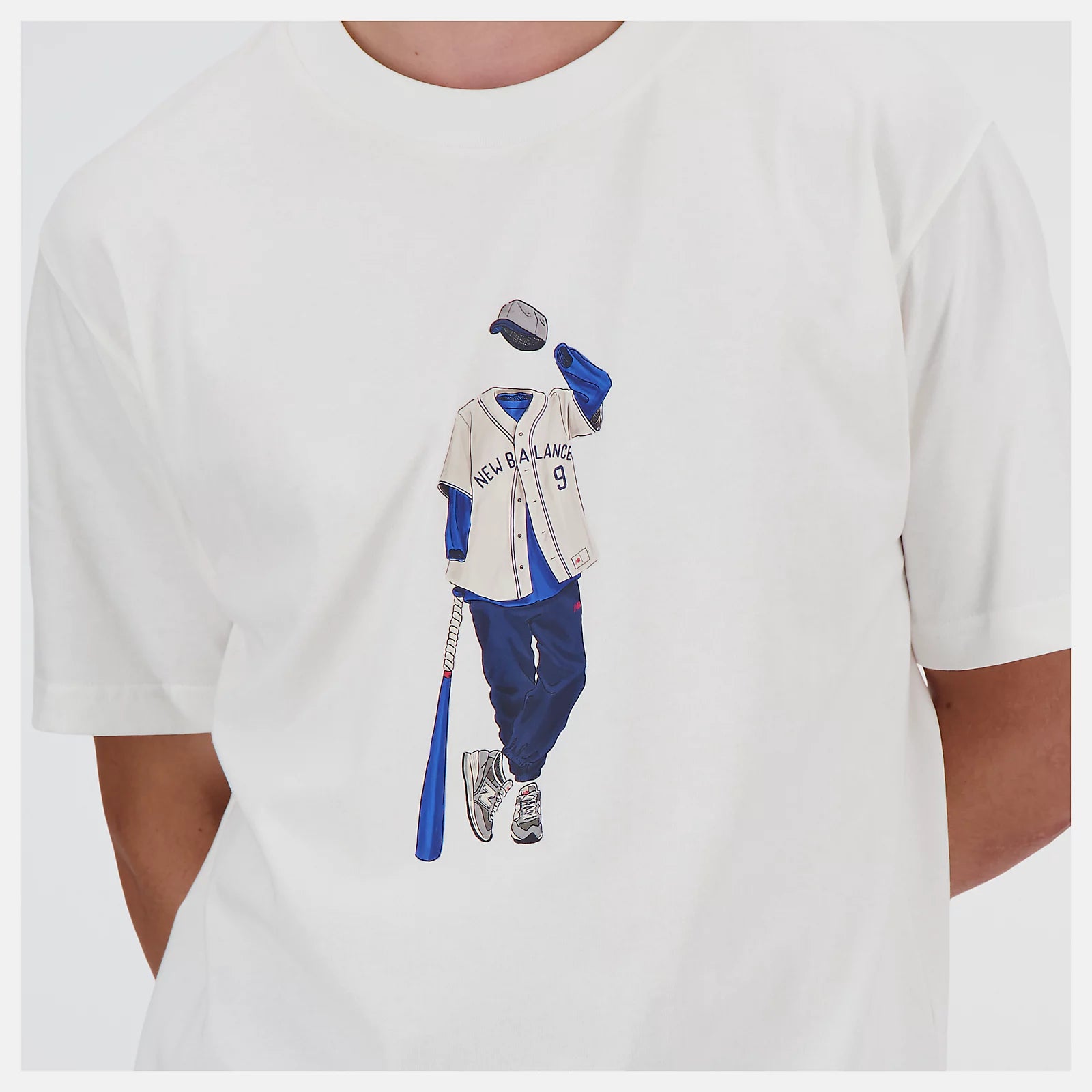 New Balance T-Shirt Athletics Basketball Branca New Balance