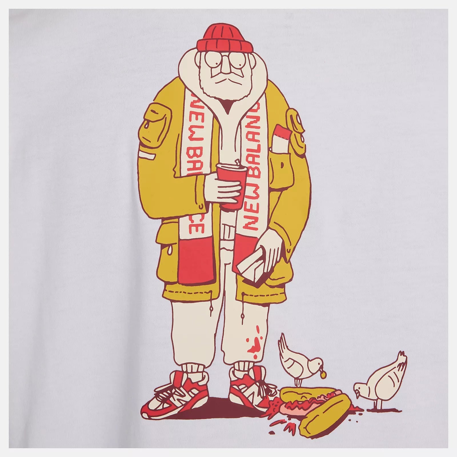 New Balance T-Shirt Spectator Branca New Balance 