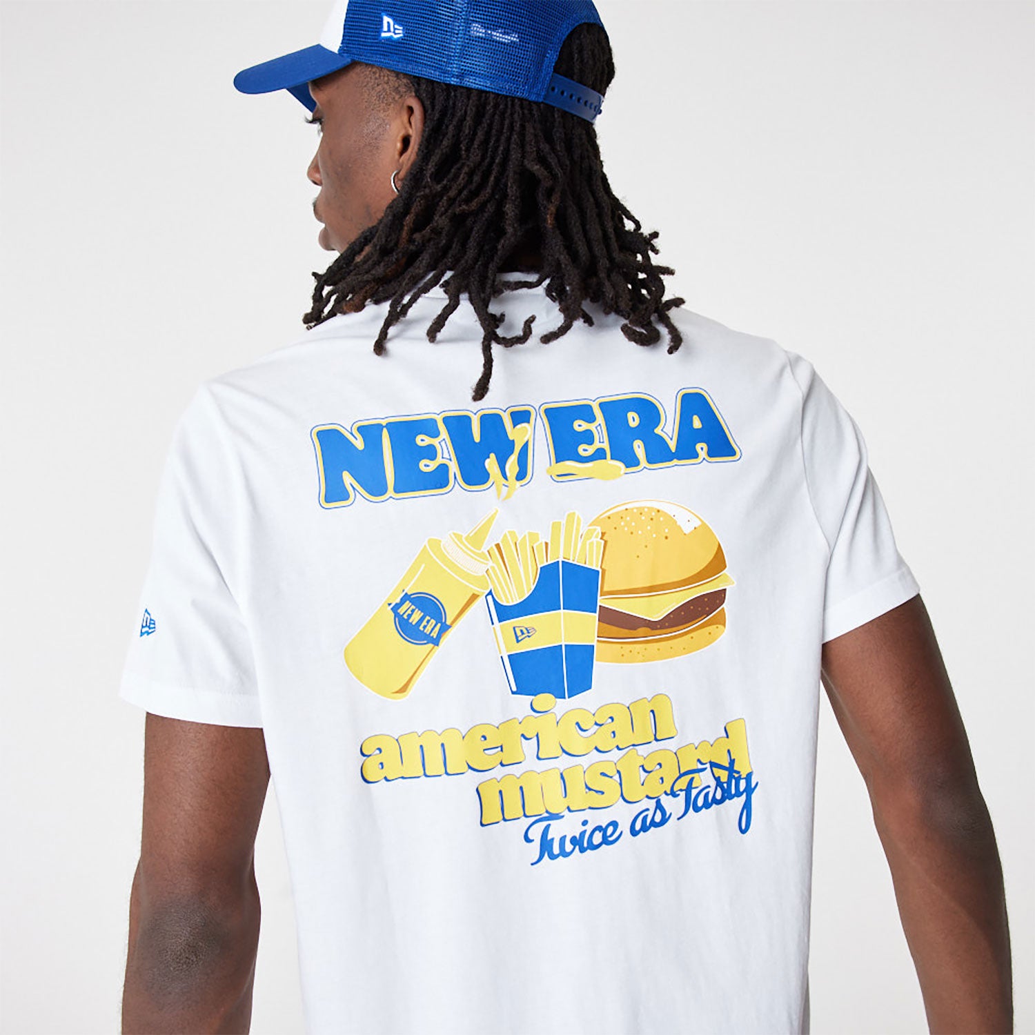 New Era T-Shirt Food Graphic Branca New Era