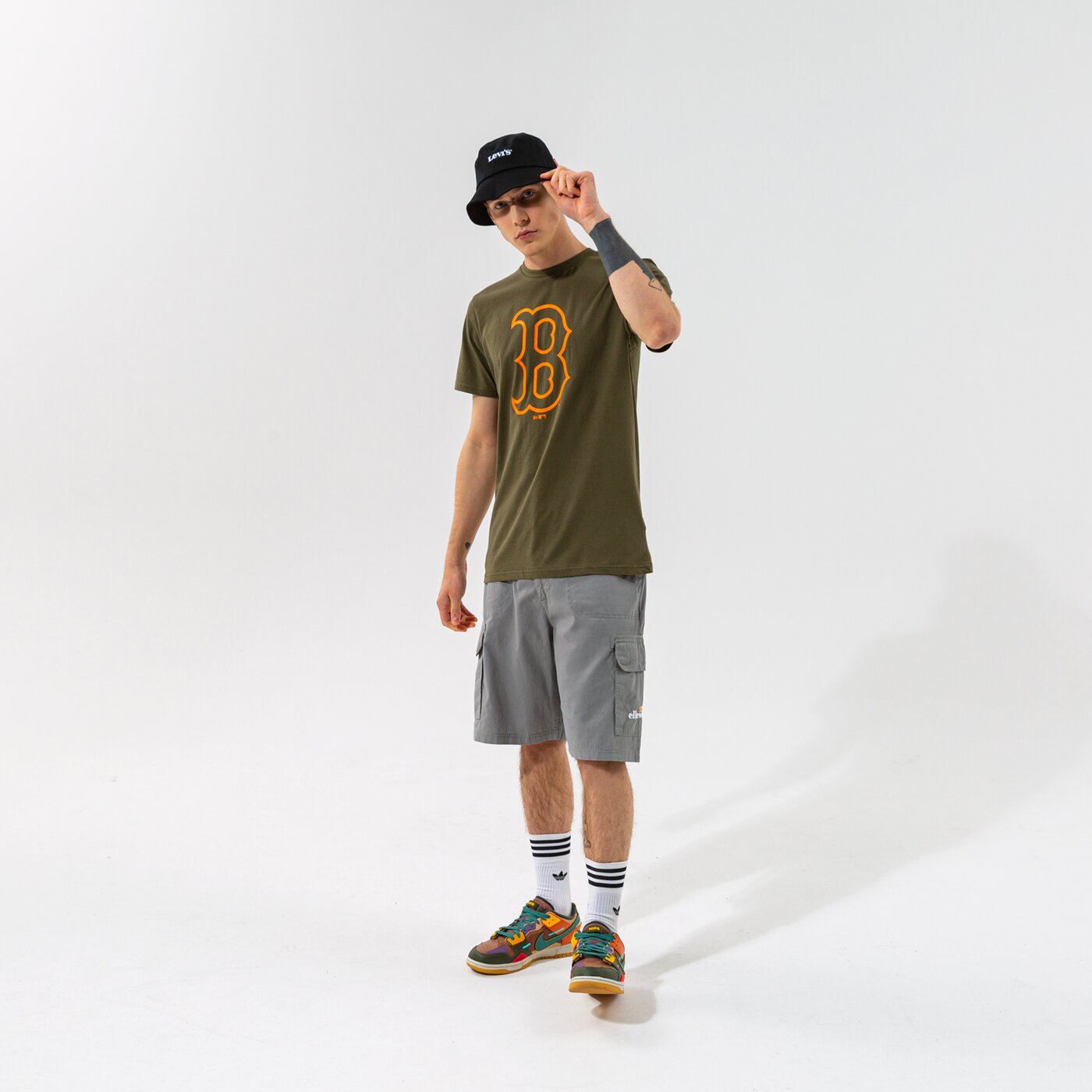 New Era Team Logo Tee Verde New Era 