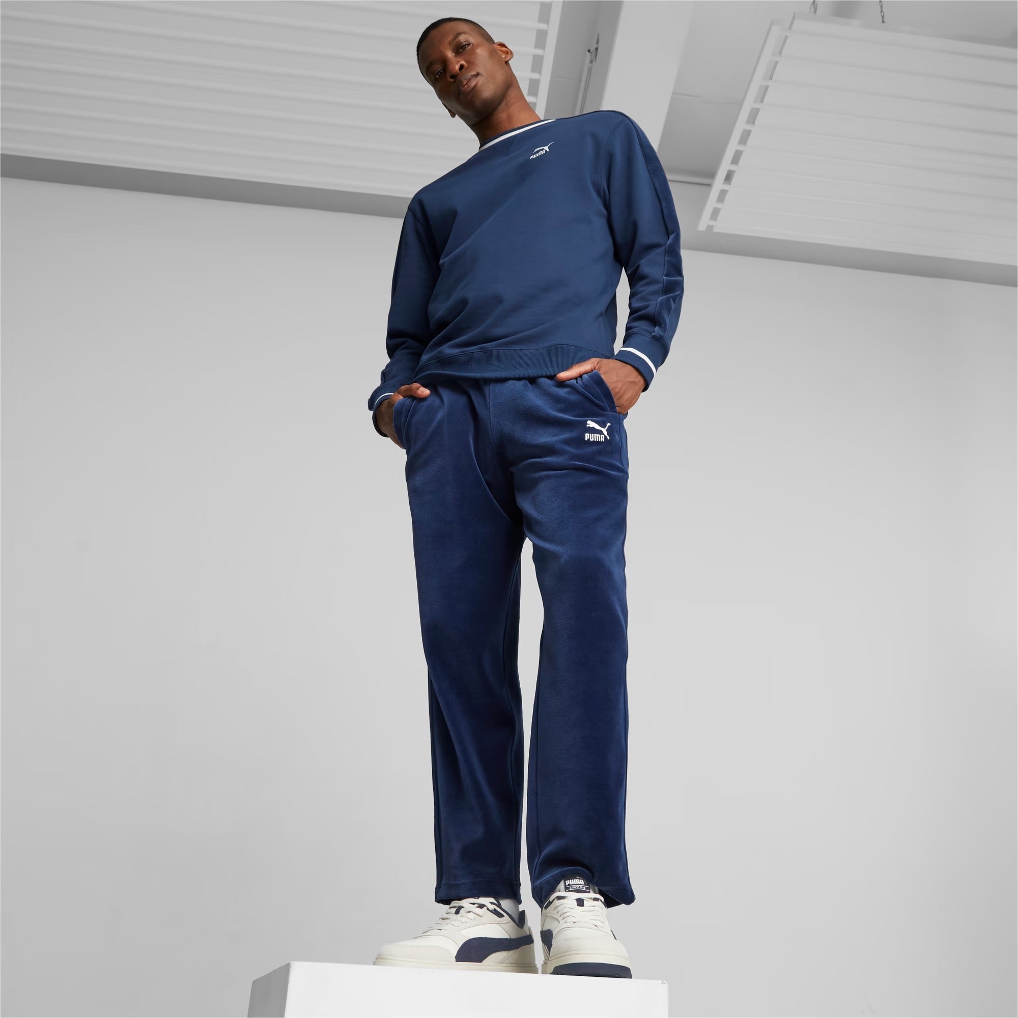 Puma Doublecourt Premium Branco/Marinho Puma