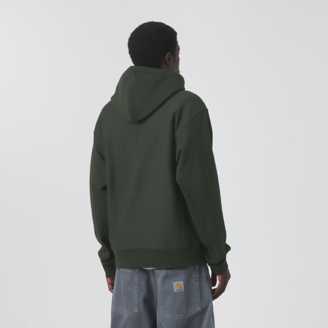 Camisola Homem Carhartt WIP  American Script Verde Escuro