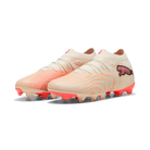 Chuteiras Puma Future 9 Pro FG/AG Bege/Laranja Puma 