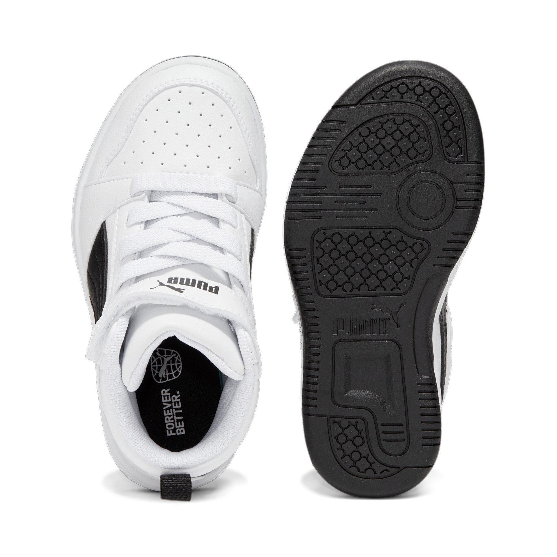 Puma Rebound V6 Mid Criança Branca Puma