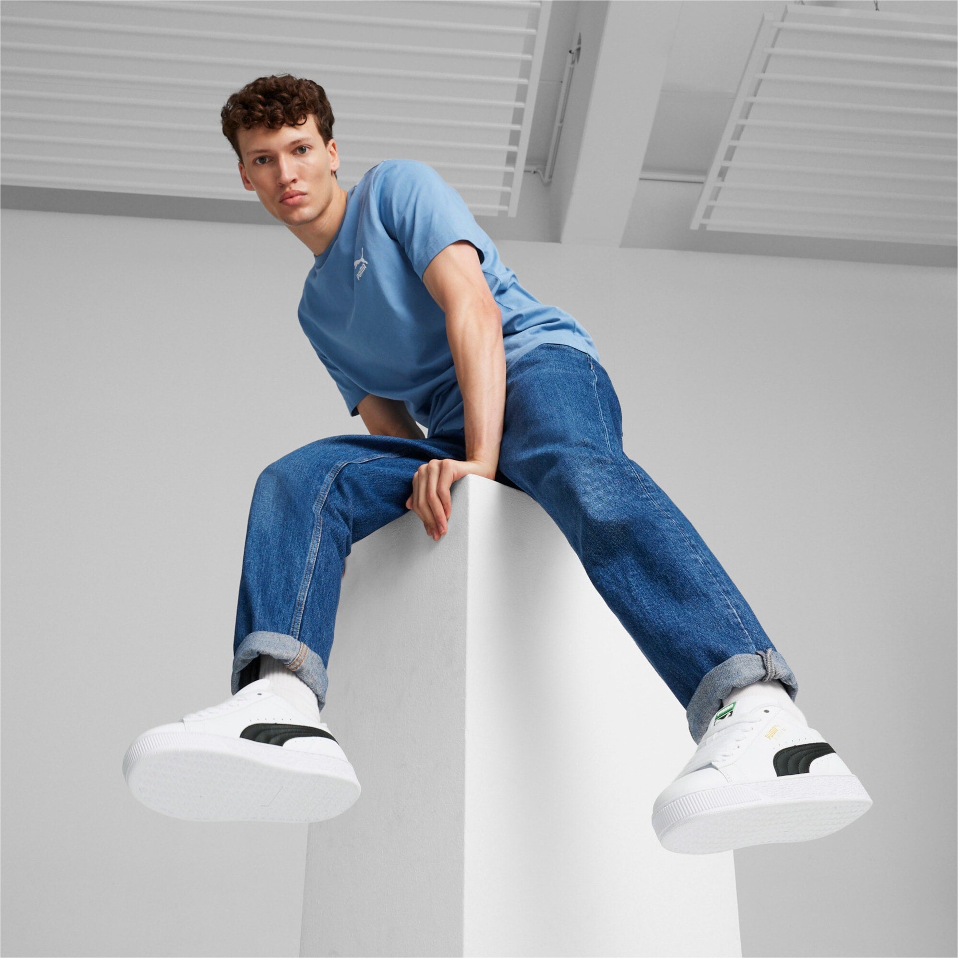 Puma Suede XL Lth Branca/Preta Puma