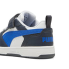 Puma Rebound V6 AC+PS Branco/Cinza/Azul Puma 