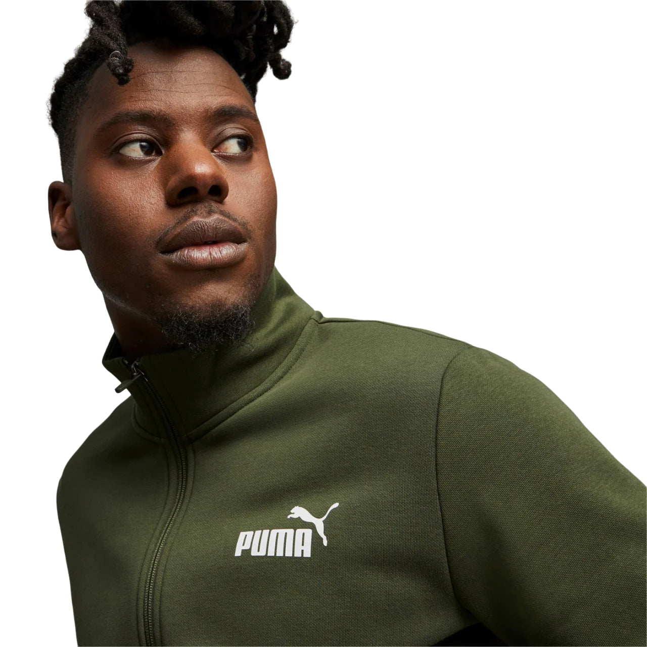 Puma green tracksuit mens shop