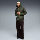 Puma Casaco Essentials Hooded Padded Verde Puma 