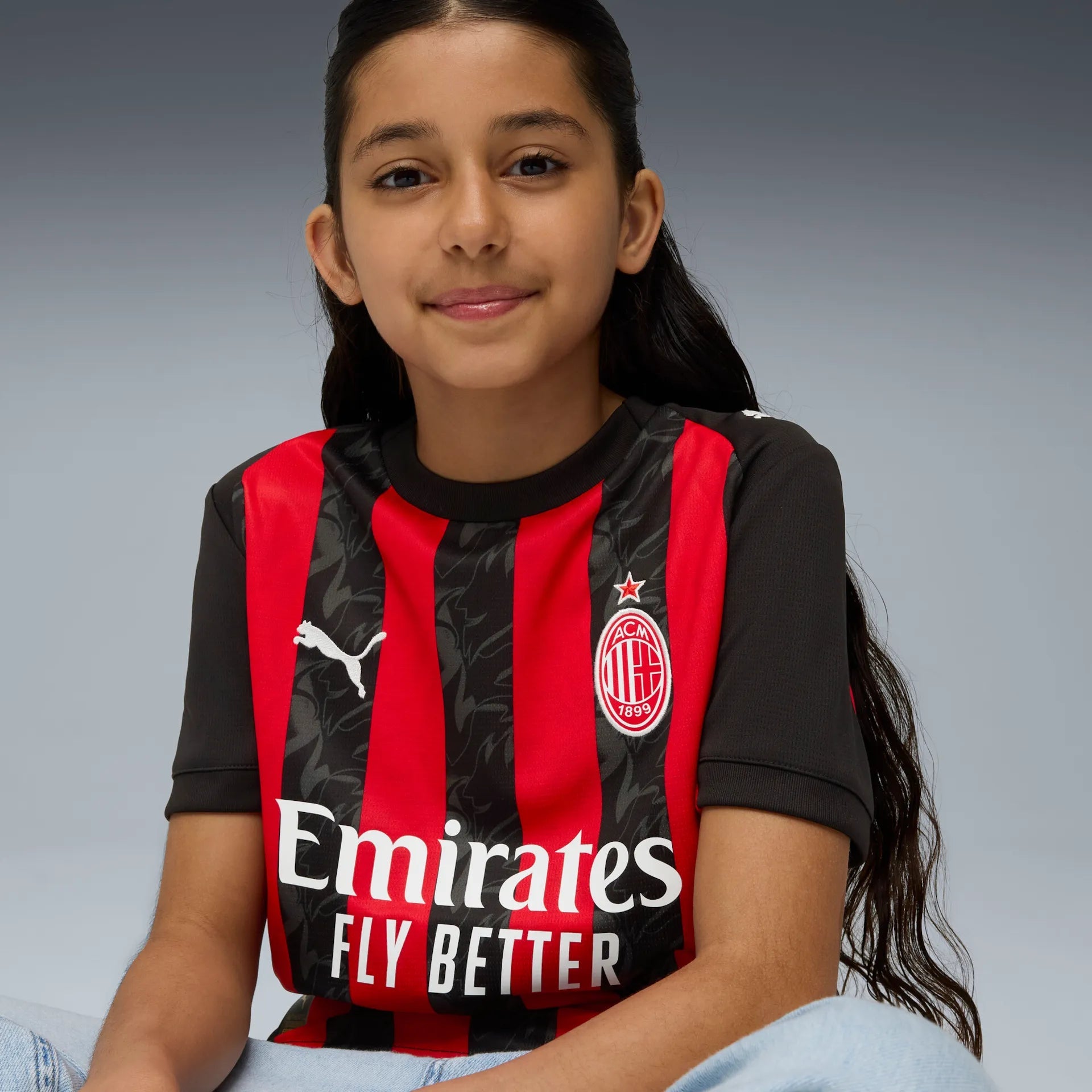 Puma Camisola AC Milan 25/26 Junior Vermelha/Preta Puma 
