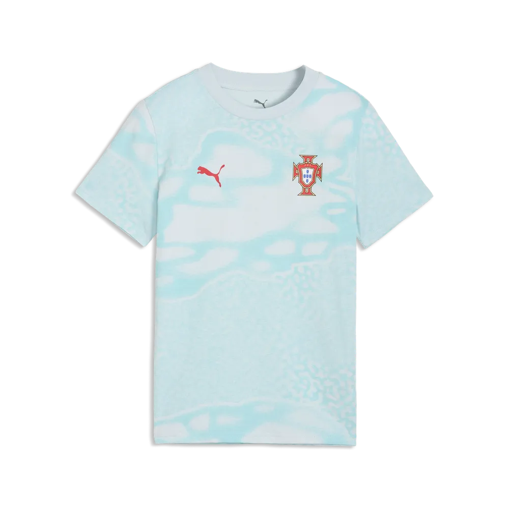 T-shirt Criança Puma Portugal FPF Culture 26 Azul Puma 