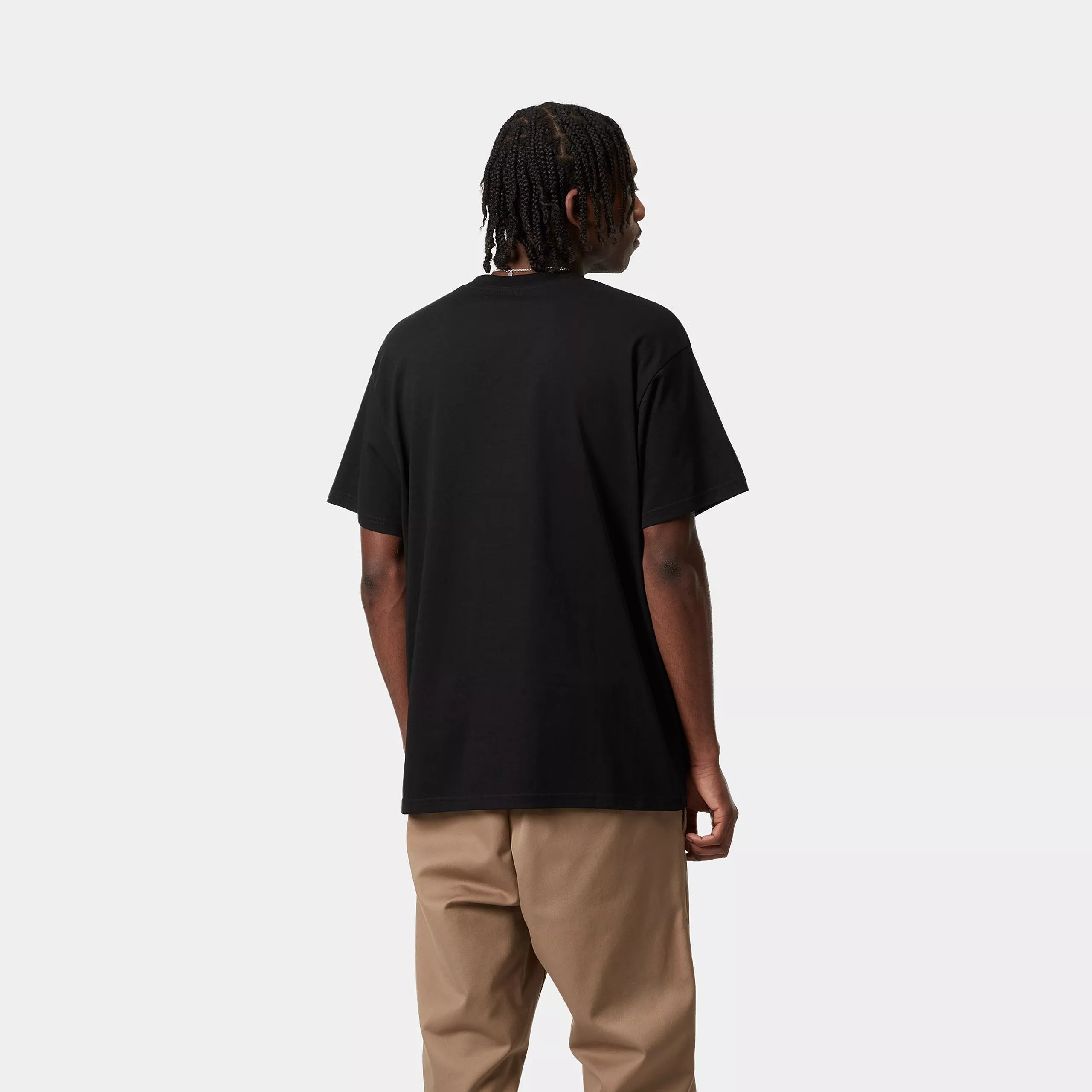 Carhartt WIP T-shirt Script Embroidery Preto Carhartt 