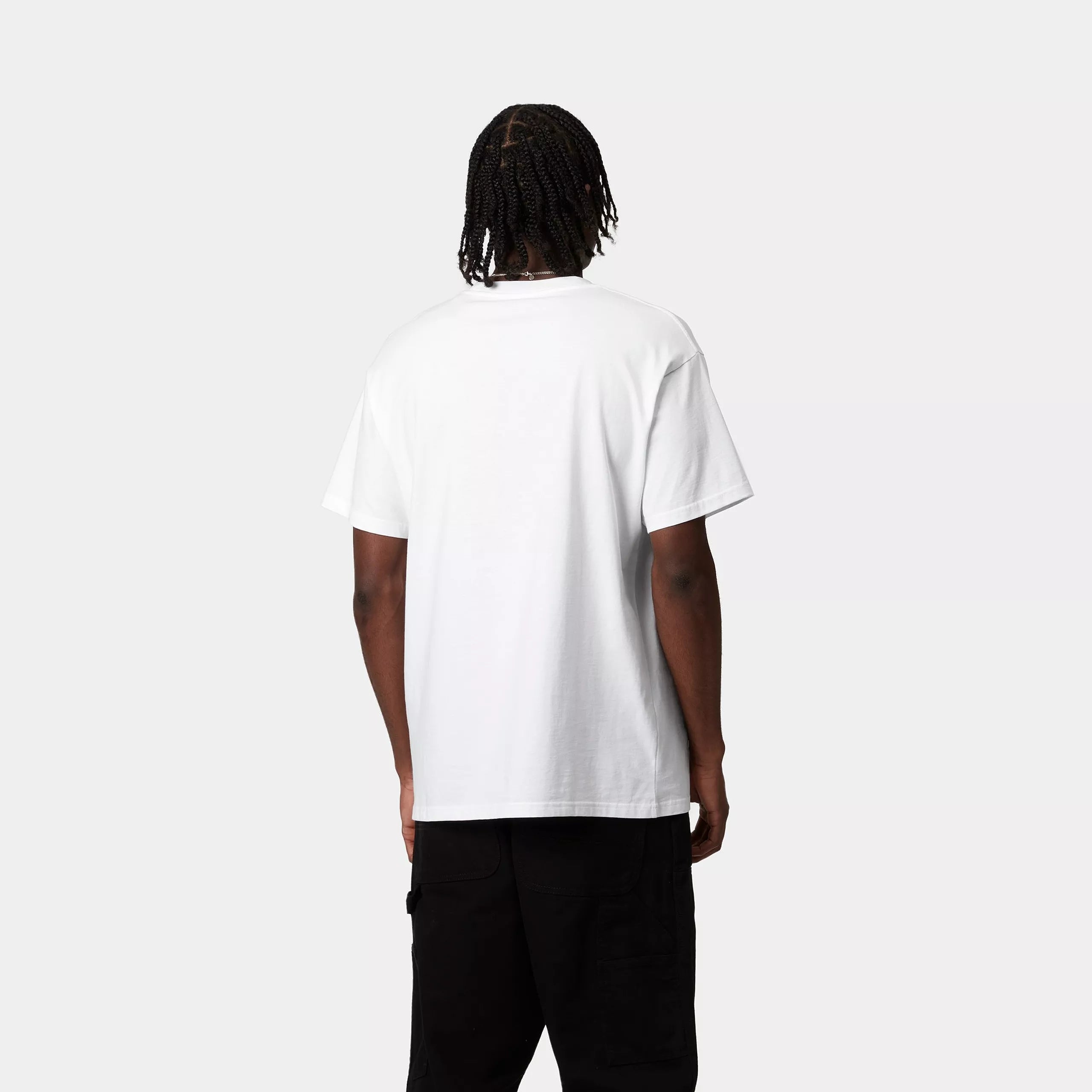 Carhartt WIP T-shirt Script Embroidery Branco Carhartt 