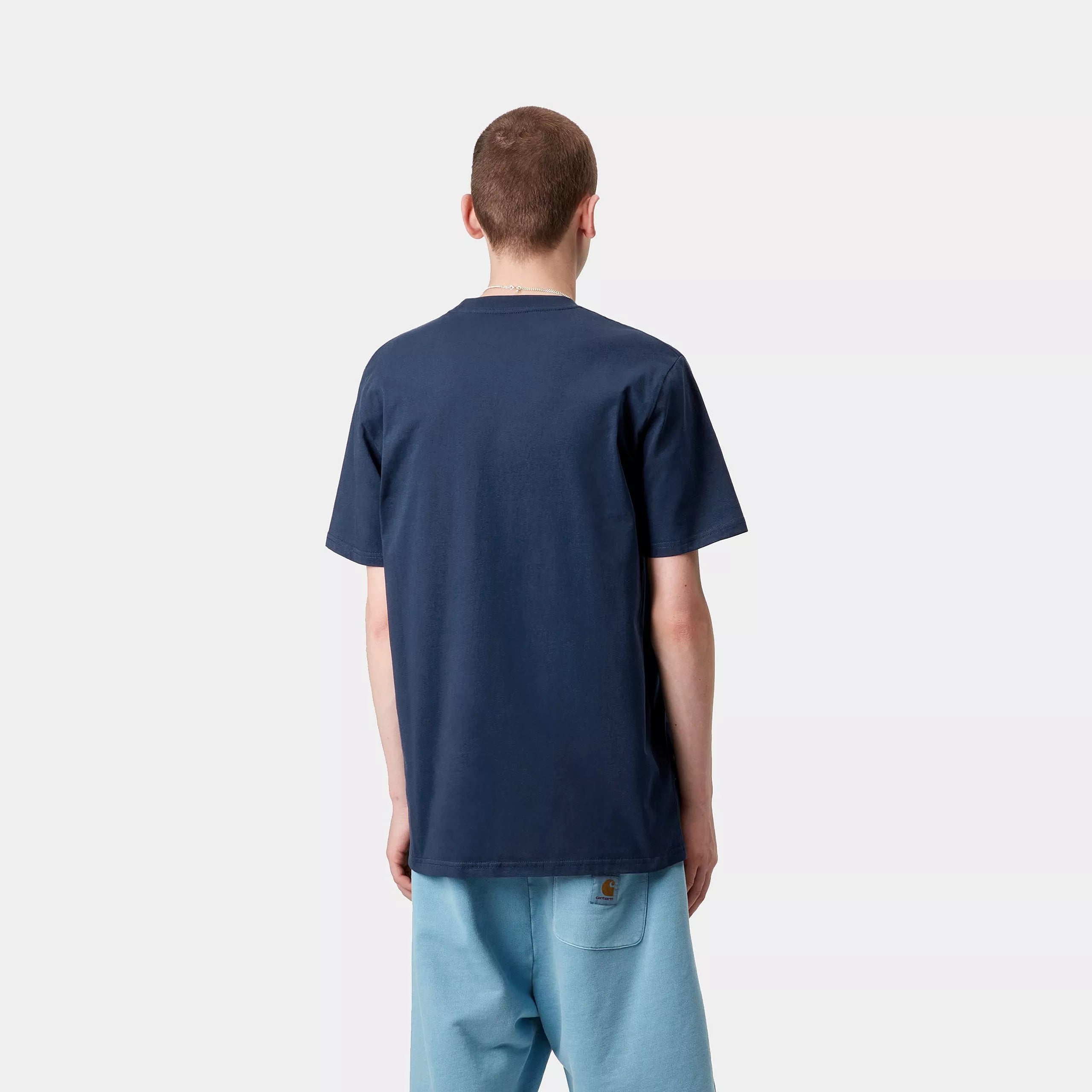 Carhartt WIP T-shirt Script Marinho Carhartt 