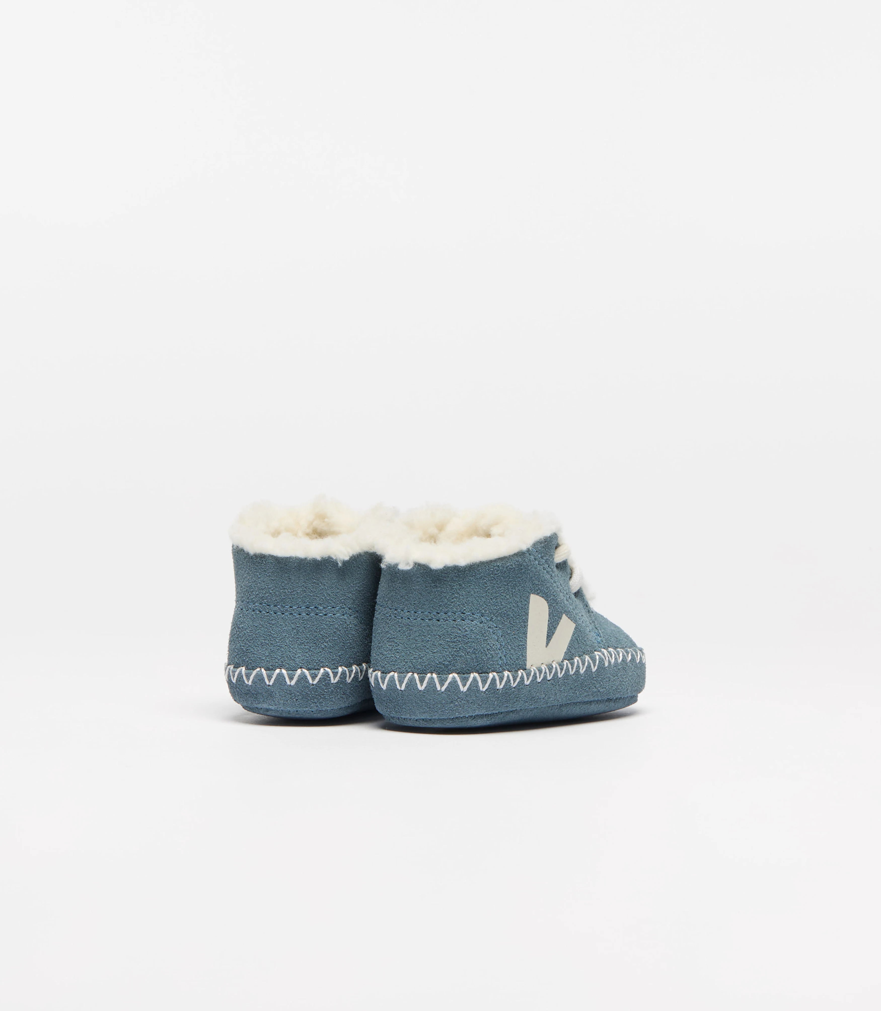 Veja Baby Winter Light ZZ Suede Azul Veja 