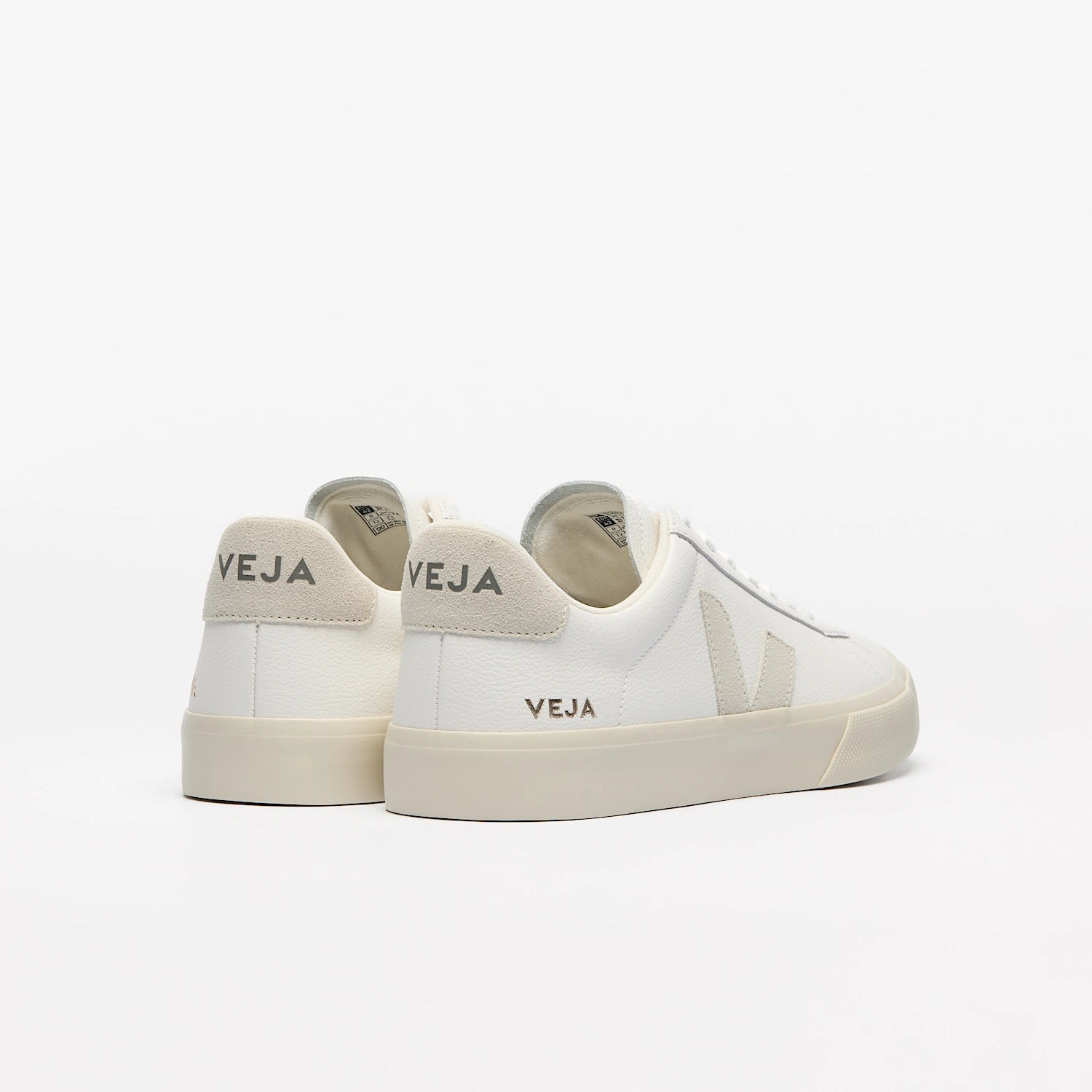 Veja Campo Leather Branco/Cinza Veja 