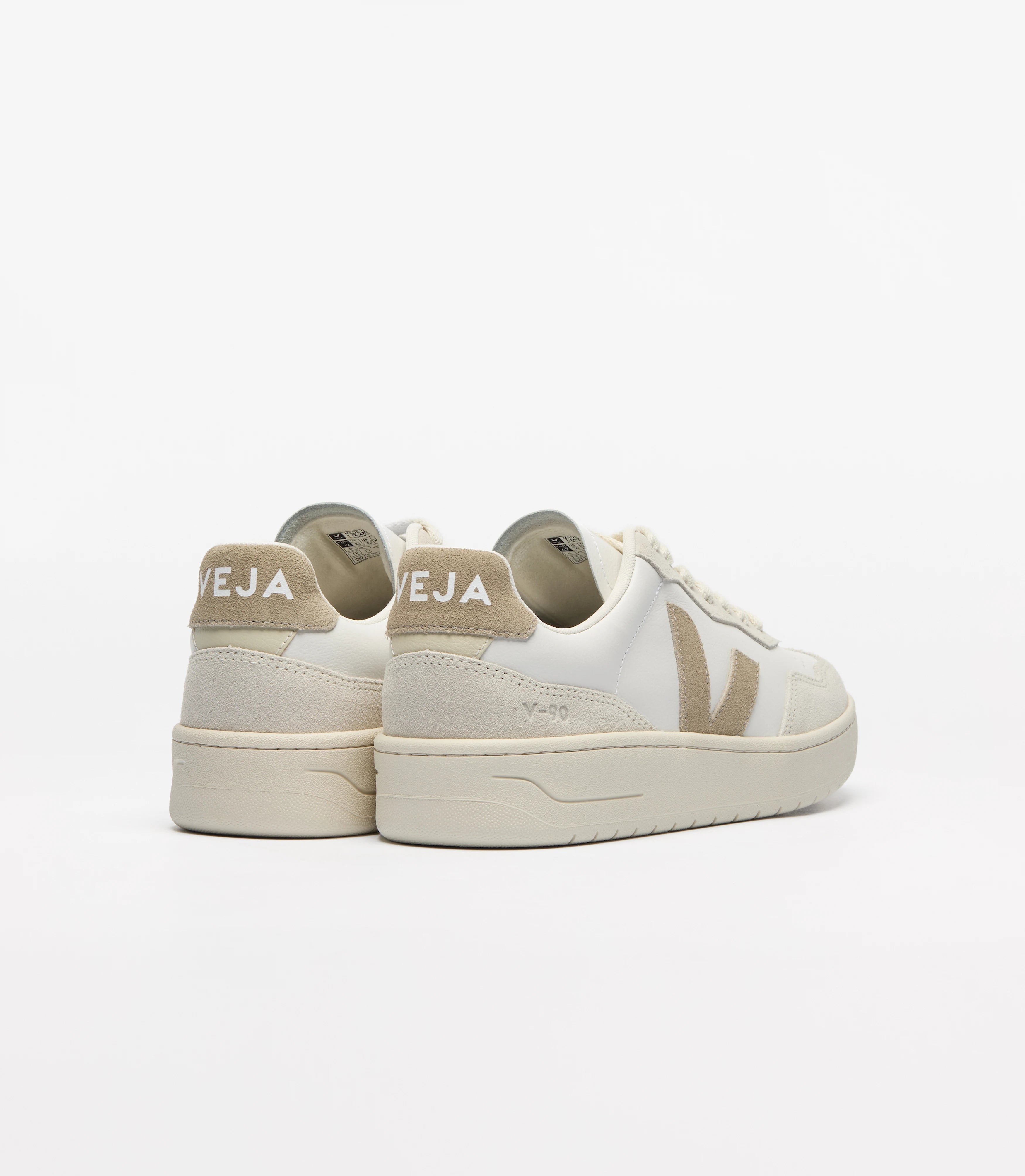 Veja V-90 O.T Leather Branco Veja 